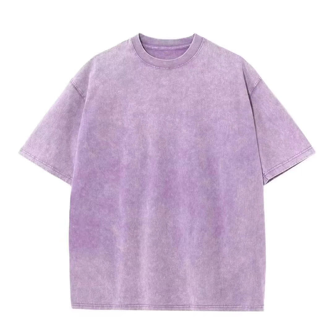 Oversized Faded Purple T shirt